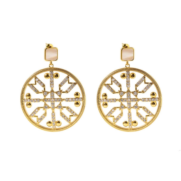 Bekindot Gold Earrings - Picture 1 of 5